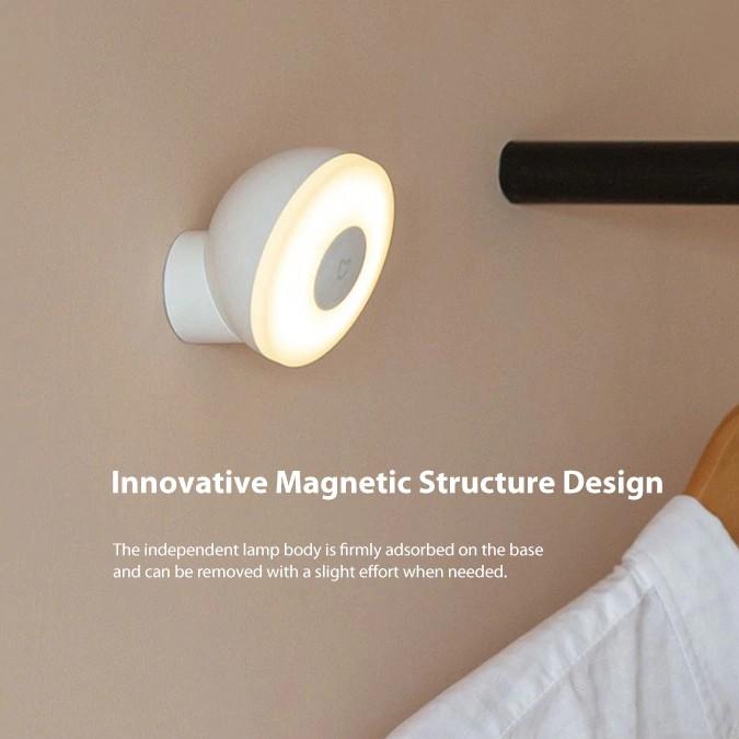 Xiaomi Mijia Đèn Ngủ Thế Hệ Thứ 2 Từ Tính Cảm Biến Hồng Ngoại Cơ Thể Có Thể Điều Chỉnh Xoay 360