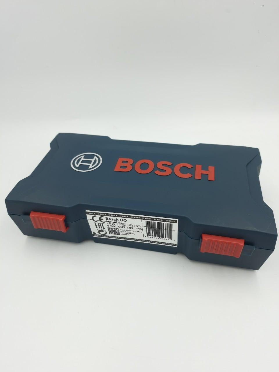 MÁY VẶN VÍT DÙNG PIN 3.6V/1,5AH (5NM/2.2NM) BOSCH GO 2 (32 MŨI VÍT) - HÀNG CHÍNH HÃNG