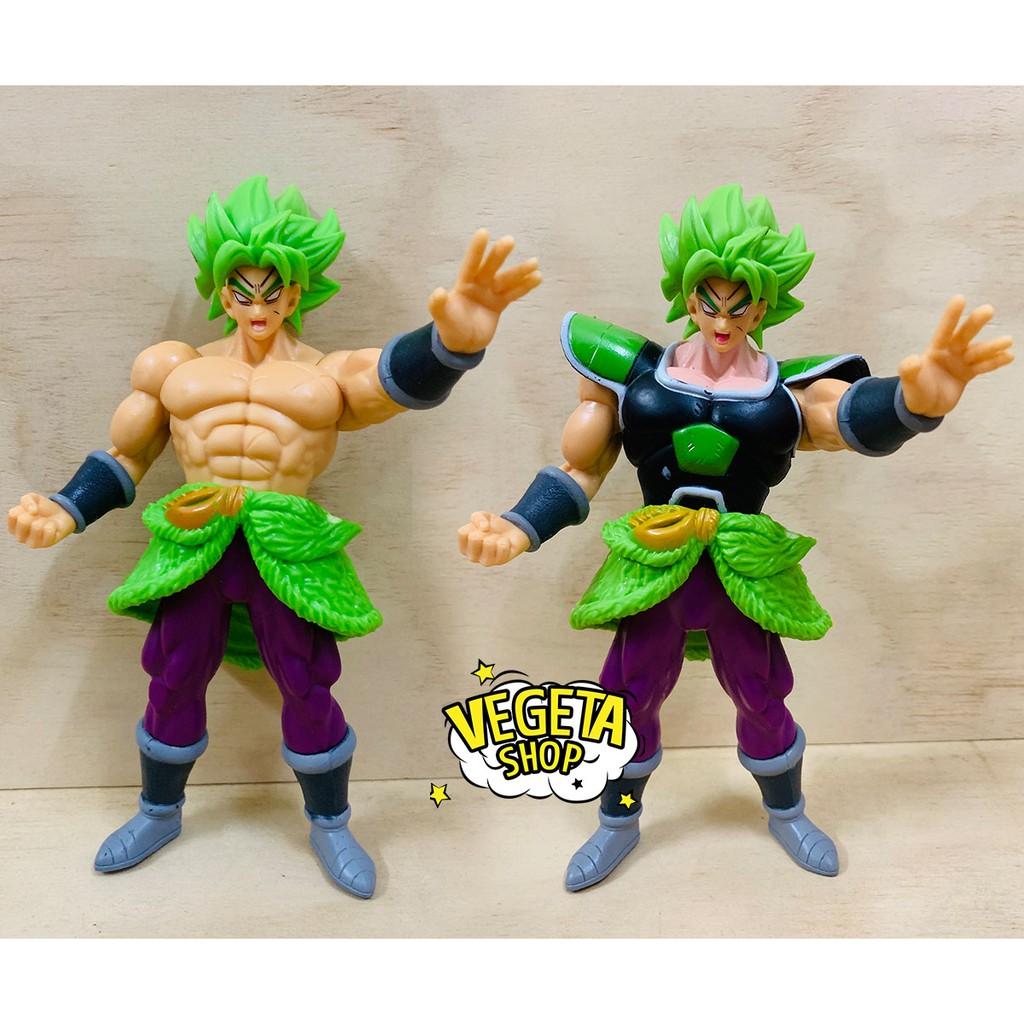 Mô hình Dragon Ball Super - Mô hình Broly Super Saiyan Green - Broly tóc xanh lá cây - Cao 18cm