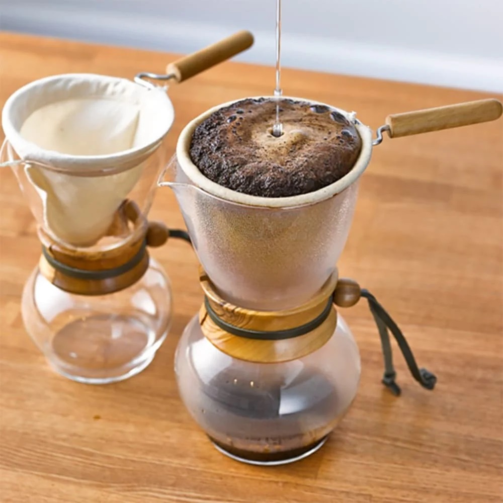Bình pha cà phê Hario Drip Pot Woodneck