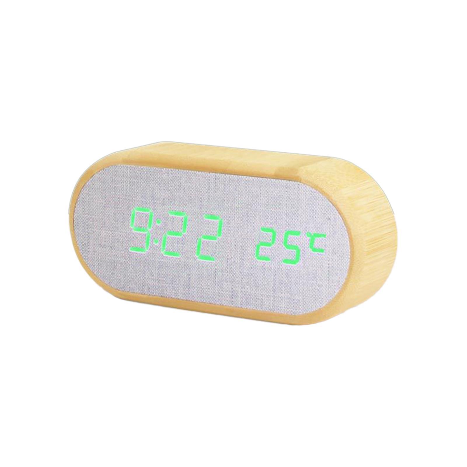 Sound Control Electronic  Clock Snooze Desktop Clock Multifunctional