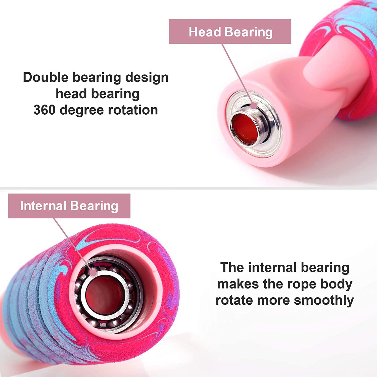 Dây Nhảy Ropeless Tắt Tiếng Dây Nhảy Thể Dục Điều Chỉnh Có Trọng Số Bóng Không Dây Nhảy Dây Cho Nam Nữ Trẻ Em Quyền Anh Đào Tạo
