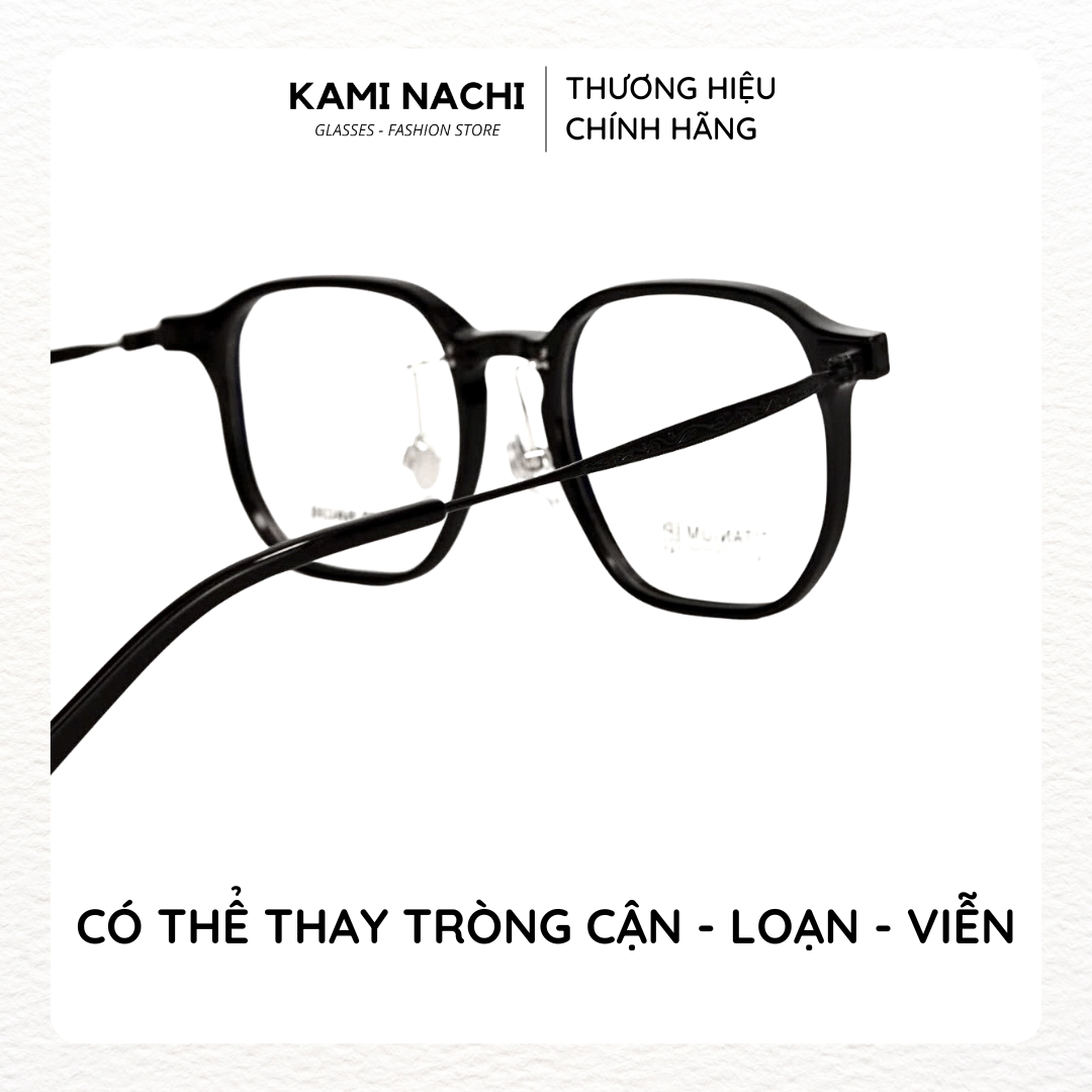 Gọng kính The Angel phiên bản Yuri chất liệu Titanium mạ I-on mã 16110X KAMI NACHI