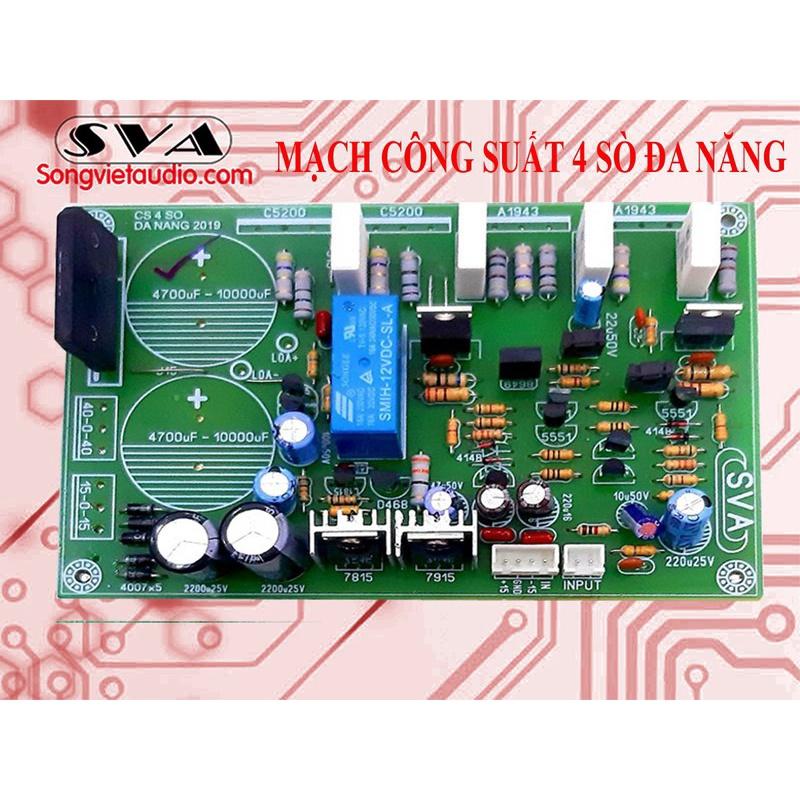 MẠCH CÔNG SUẤT 4 SÒ LIỀN NGUỒN ĐA NĂNG - 1 MẠCH