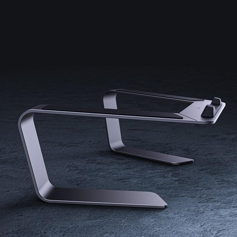 P49 - Giá đỡ laptop tablet bằng nhôm kiêm đế tản nhiệt nâng Macbook máy tính bảng Ipad