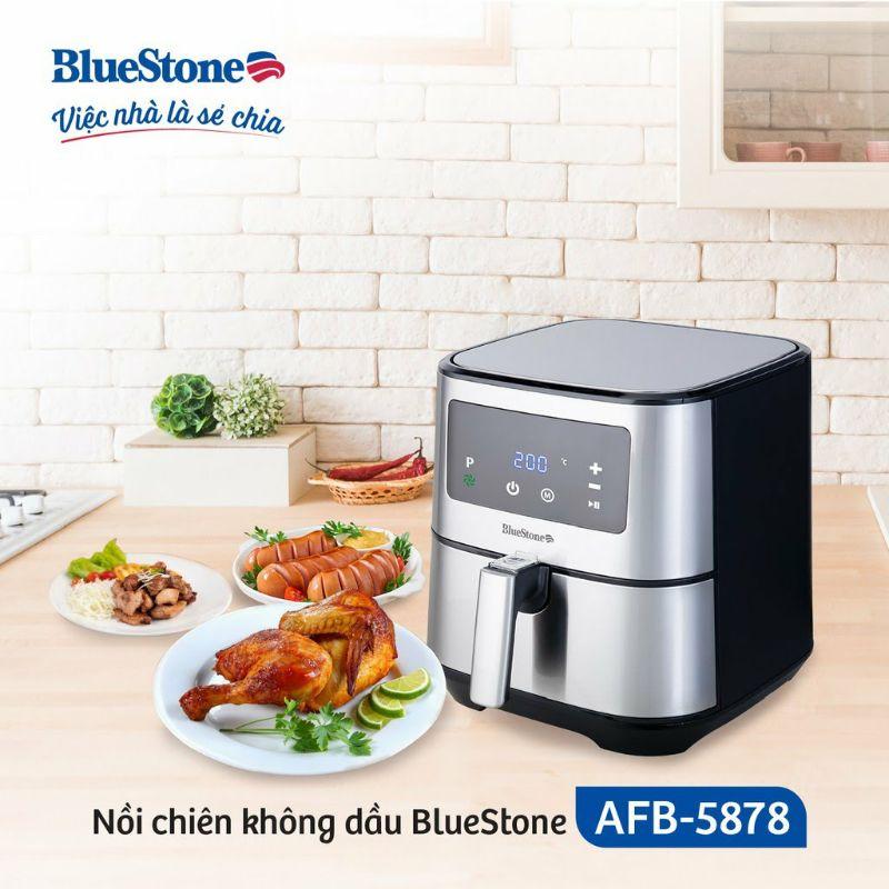 Nồi chiên không dầu điện tử BlueStone AFB-5878 - 5.5 Lít, Công nghệ làm nóng Rapid Air - Hàng chính hãng