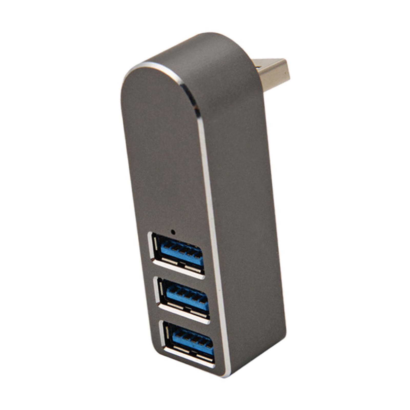 3 Port USB 3.0 Hub 270 Degree Rotatable USB Docking Station for Phones Keyboard Digital Camera