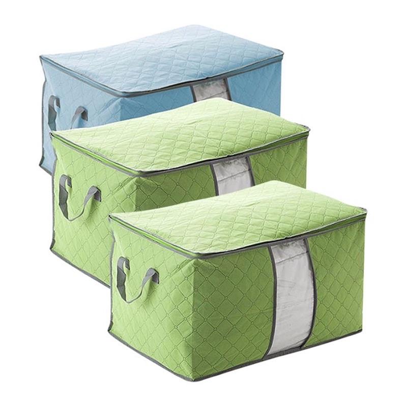 Túi Vải Đựng Quần Áo Chăn Màn Mền BIG SIZE 60Cm Loại 1 - Túi Đựng Đồ Cỡ Lớn Dáng Ngang Đa Năng