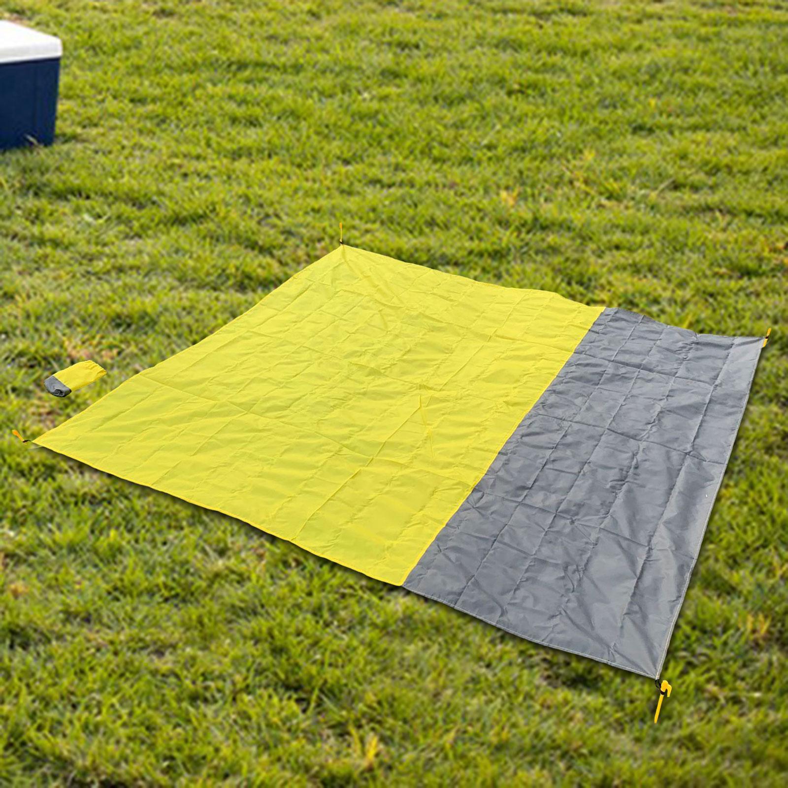 Picnic Blanket Beach Mat Portable Foldable with Storage Bag Outdoor Mat Accessories Camping Mat for Hiking Playground