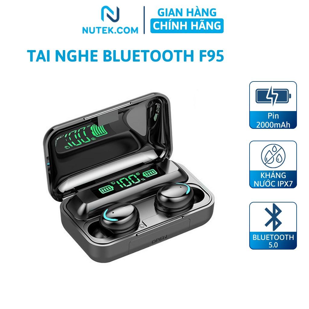 Tai nghe gaming không dây NUTEK F95 bluetooth dung lượng pin 2000mAh chống nước IPX7