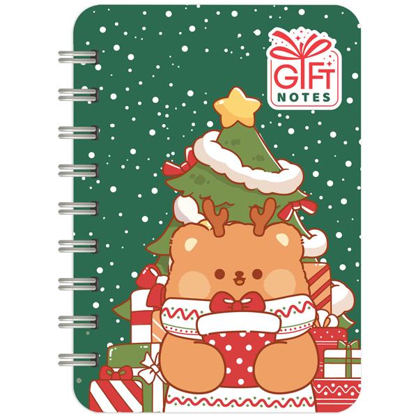 Sổ Lò Xo Moochi Christmas A7 - Kẻ Ngang - 160 Trang 70gsm - The Sun 03