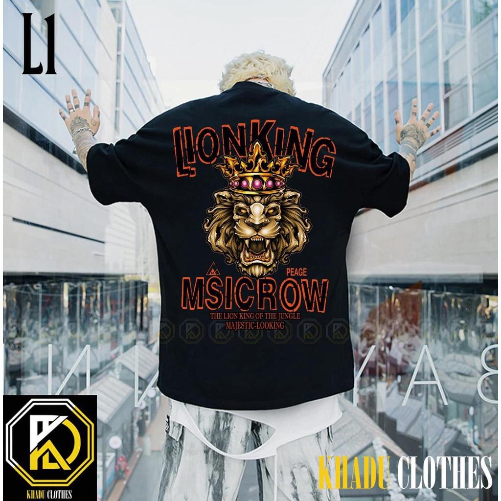 ÁO THUN UNISEX NAM NỮ lion đầu sư tử
