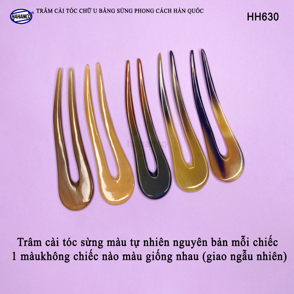 Trâm Cài Tóc Chữ U Hàng VIP Bằng Sừng - Thời Trang Cho Nữ - Phong Cách Cổ Trang - HH630