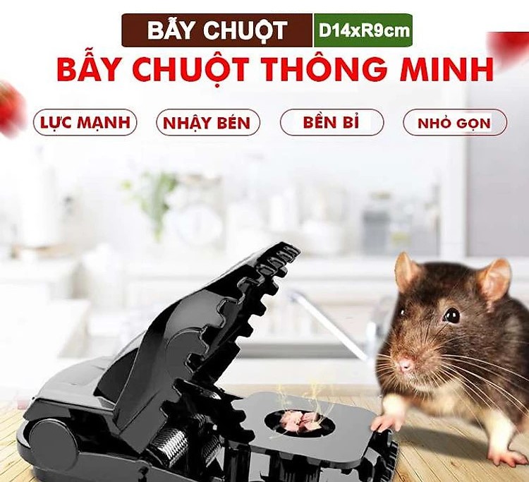 Bẫy Chuột Thông Minh Siêu Nhạy Dễ Sử Dụng Hiệu Quả Cao - PaKaSa