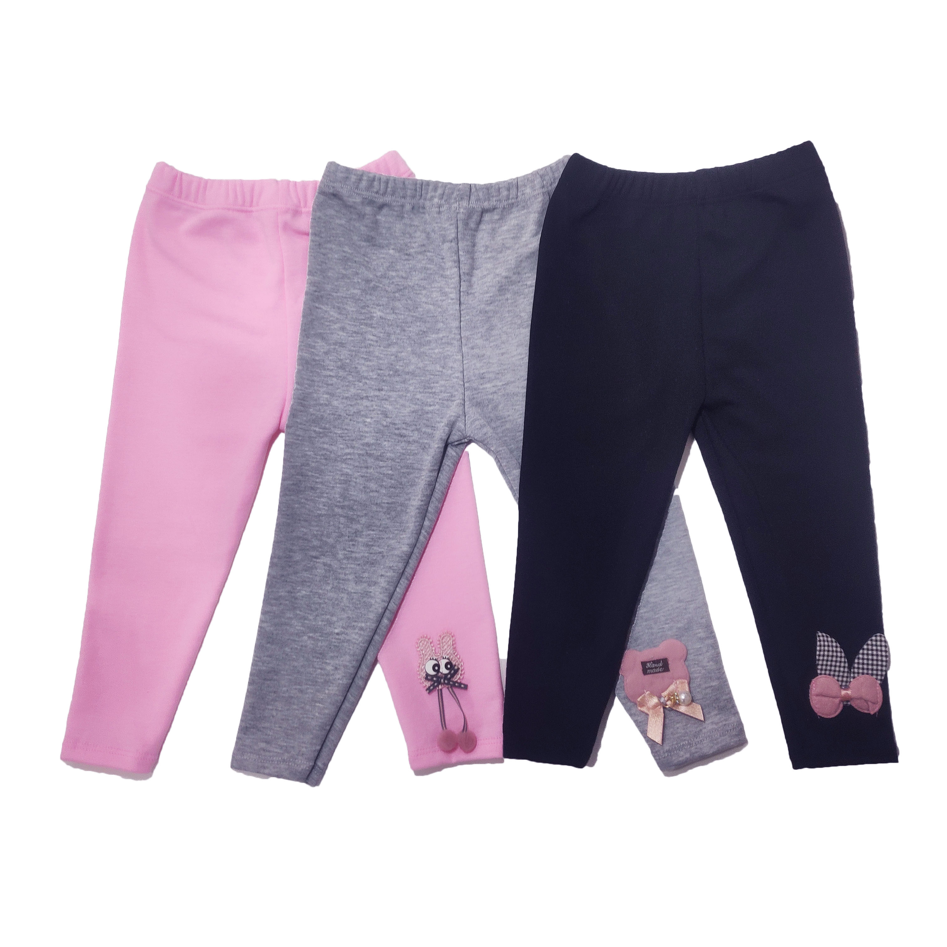 Sét 3 Quần Legging Hình Dễ Thương Ngẫu Nhiên Cho Bé Gái Từ 6 - 23 Kg Mẫu Mới LG003