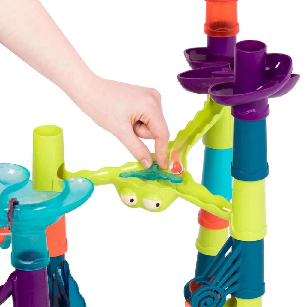 Đồ chơi STEM lắp ráp thả bi lăn Marble Run vui nhộn B.toys - Battat giúp phát triển khả năng sáng tạo, suy luận
