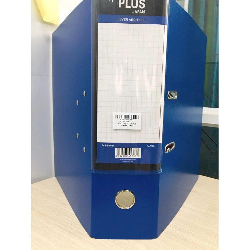 Bìa còng F4 Plus 5cm, 7cm, 9cm Xanh Dương