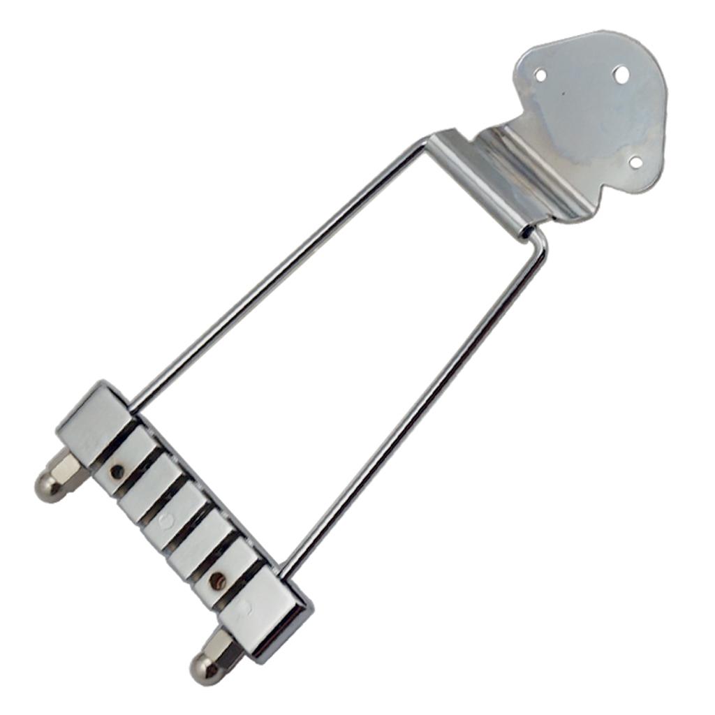 6 Dây Điện Vàng Con Lăn Yên Ngựa Đàn Guitar Cầu Đàn Guitar Thay Thế Màu Bạc