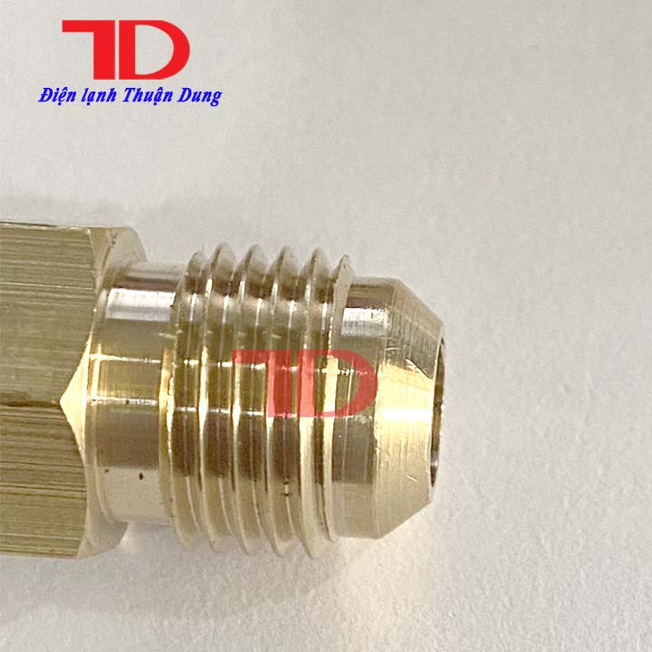 Combo 10 Ốc Nối Ống Đồng Phi 8 - Điện Lạnh Thuận Dung