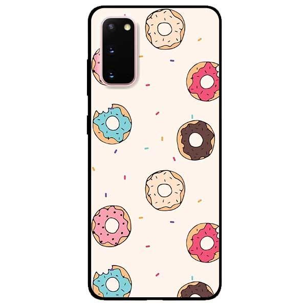 Ốp lưng dành cho Samsung S20 - S20 Plus - S20 Ultra mẫu Họa Tiết Bánh Donut