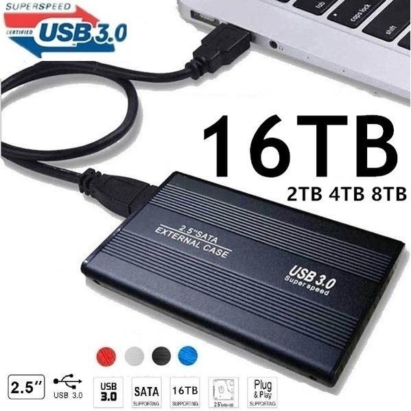 Ổ Cứng Ngoài HDD USB3.0 SATA Tốc Độ Cao 16TB 8TB 4TB 2TB 3.0 SATA