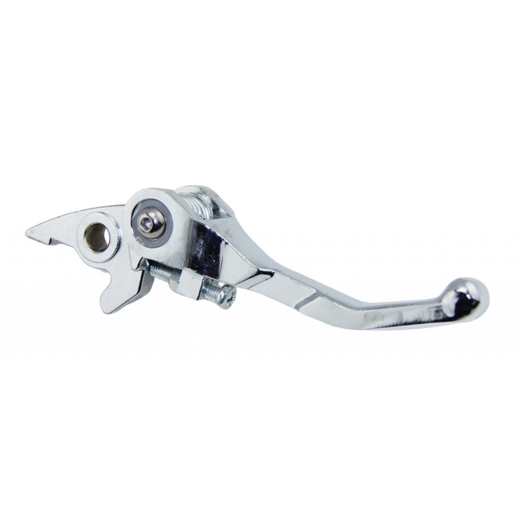 Aluminum Alloy Folding Clutch & Brake Lever for Motorbike 70cc 125cc Silver