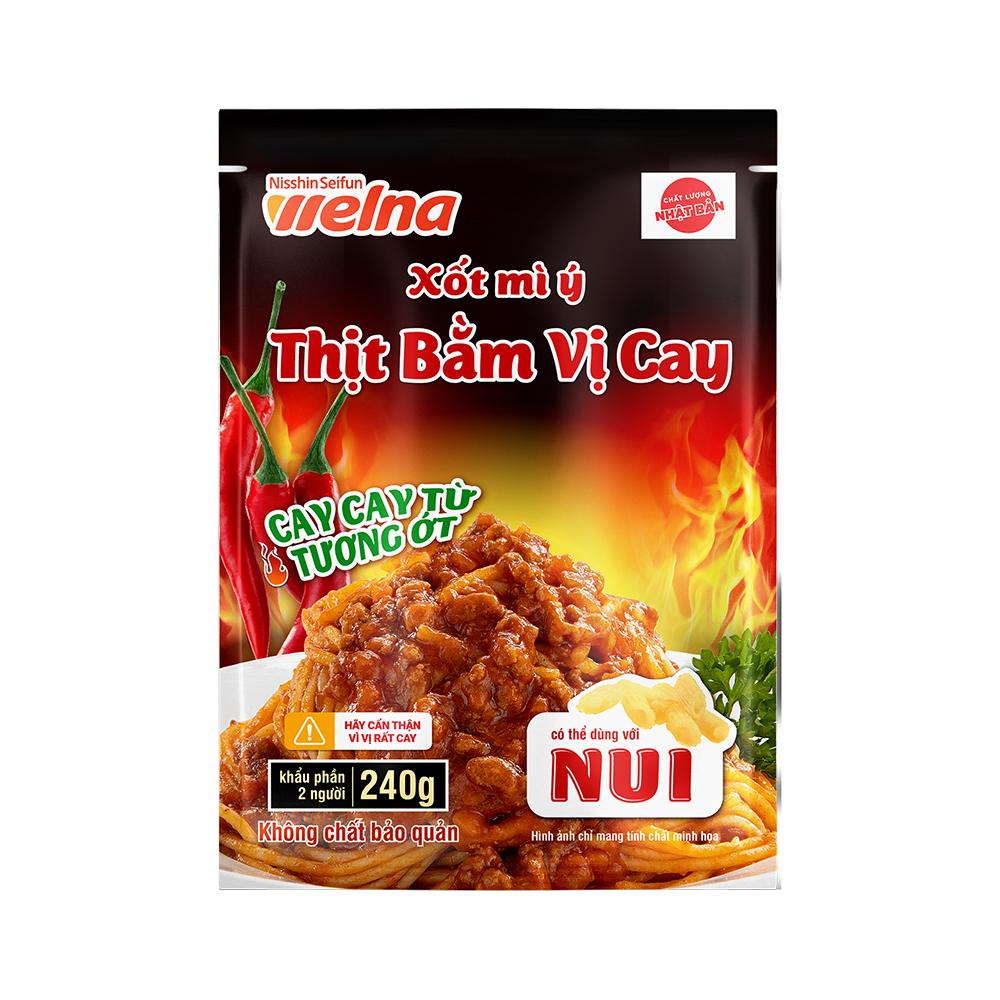 Combo 3 Gói Xốt Mì Ý Nhiều Vị - Nisshin Seifun Welna Shop