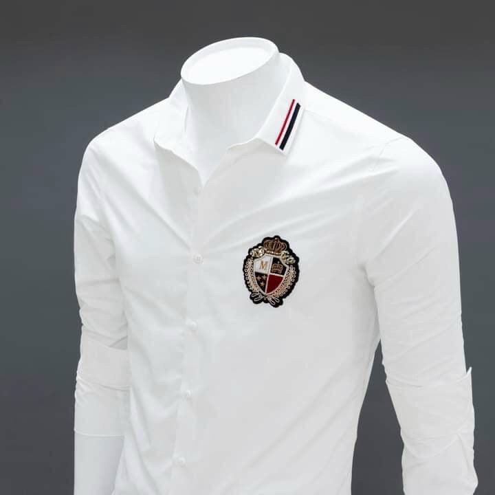 ÁO SƠ MI NAM THÊU LOGO CỰC ĐẸP PHONG CÁCH CHỮNG CHẠC SIÊU PHÁ CÁCH CỦA ĐAM MÊ SHOP