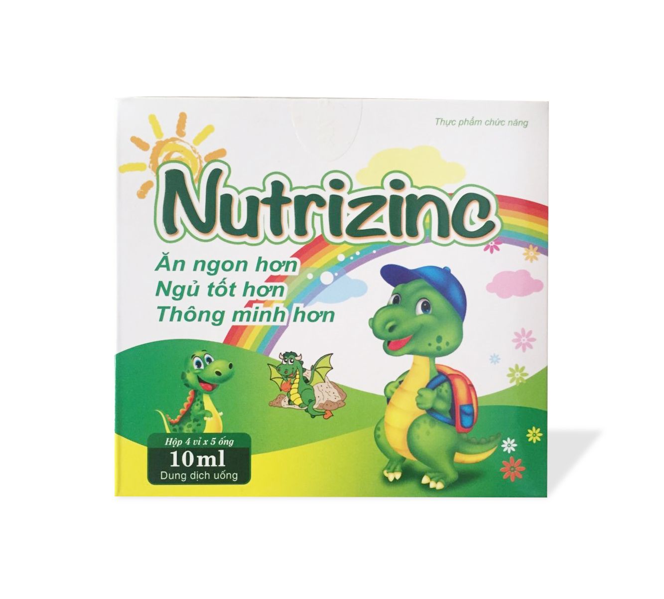 Ống Uống NUTRIZINC Bổ Sung Kẽm, Giúp Ăn Ngon Và Tăng Cường Đề Kháng Cho Trẻ Em (Hộp 20 ống)