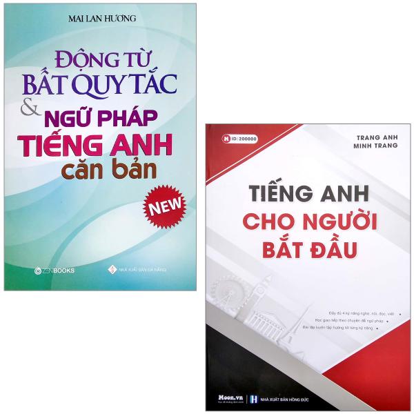 Combo Sách Động Từ Bất Quy Tắc Và Ngữ Pháp Tiếng Anh Căn Bản + Tiếng Anh Cho Người Bắt Đầu