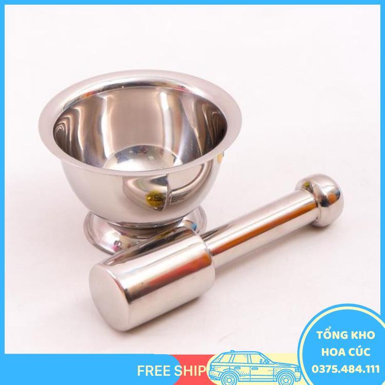 Bộ Chày Cối Inox Cao Cấp - Vận Chuyển Miễn Phí Toàn Quốc