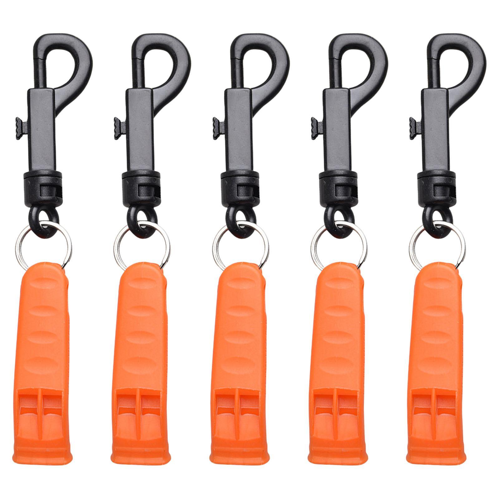 5Pcs Whistle Outdoor Safety Whistle Loud Sound for Kayak Lifeguard