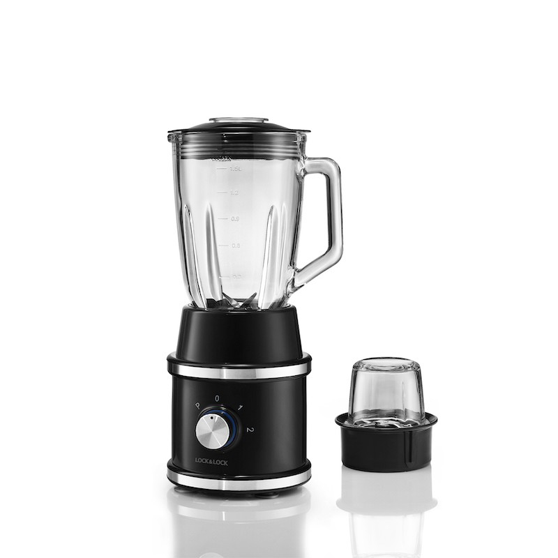 Máy xanh sinh tố Lock&amp;Lock High Speed Blender EJM376BLK, 220-240V, 50/60Hz, 600W (Đen) - Hàng chính hãng