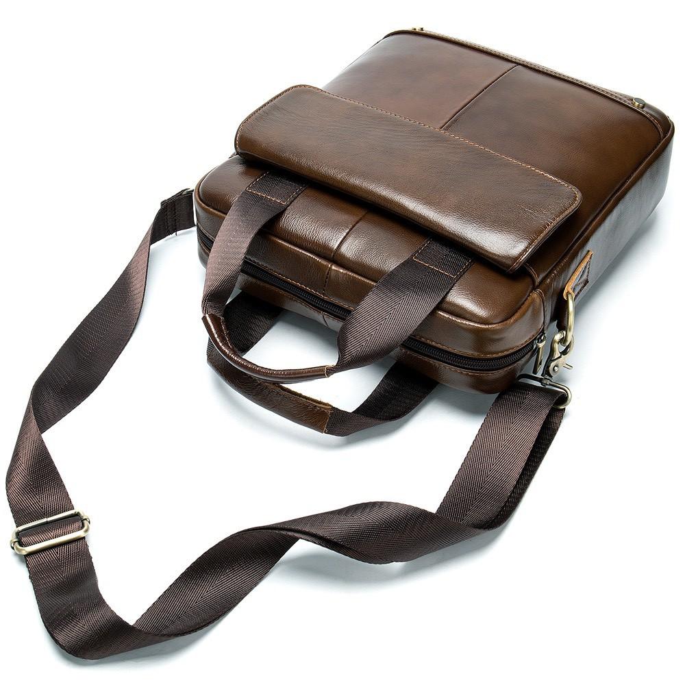 Túi đeo chéo nam da bò 100% cao cấp T14 túi đựng ipad (KT :30.5x26x6cm)