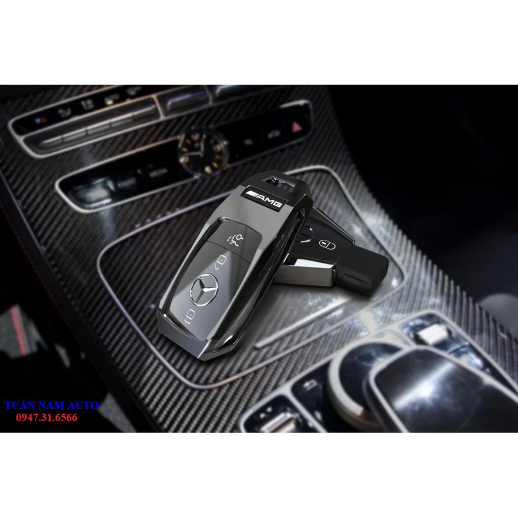 Ốp bọc chìa khóa Mercedes GLC, C, E, S, GLA, GLK, GLB đời 2023, 2022, 2021, 2020 Mẫu Mới Nhất