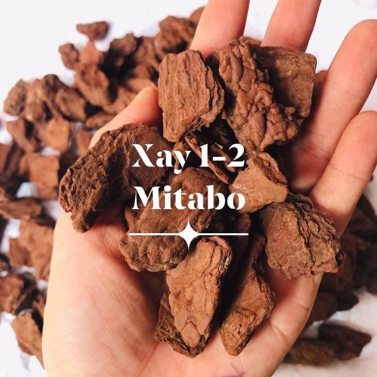 Vỏ thông xay tròn cạnh size 1-2cm