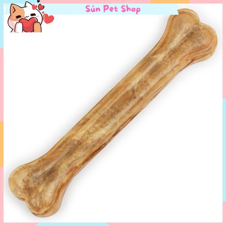 Xương canxi da bò cho chó gặm làm sạch răng, giúp răng chắc khỏe