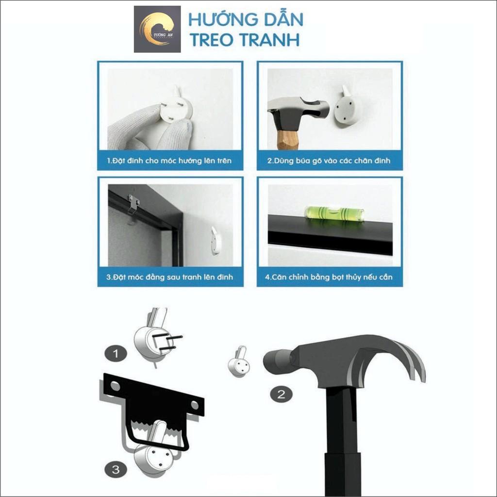 Bộ 3 Tranh treo tường Pha lê tráng gương cao cấp - mã TADC4