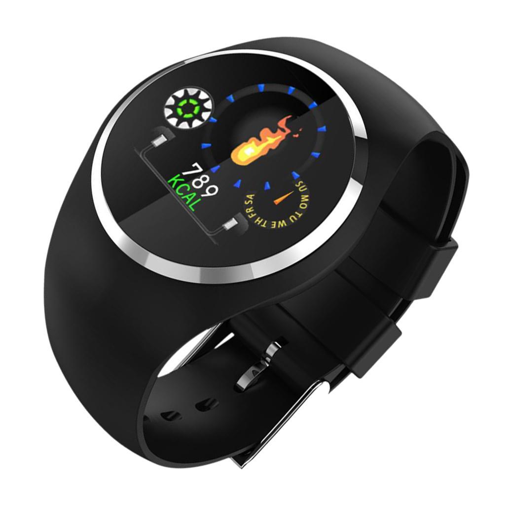 Sport Fitness Tracker Smart Monitor Bluetooth 4.0 Black
