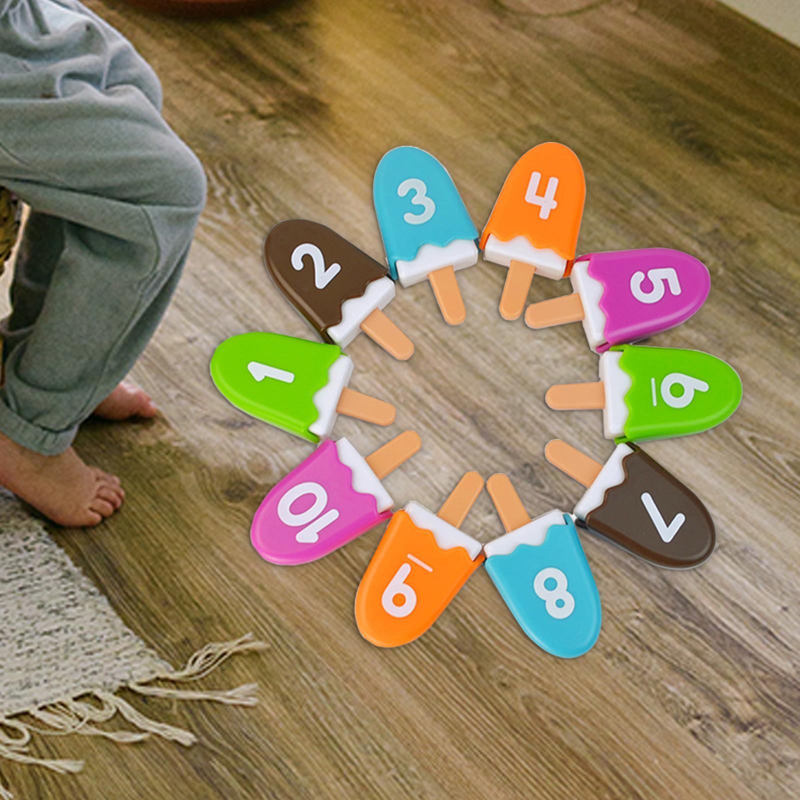 10x Number Matching Game Early Developmental Toys for Unisex Children