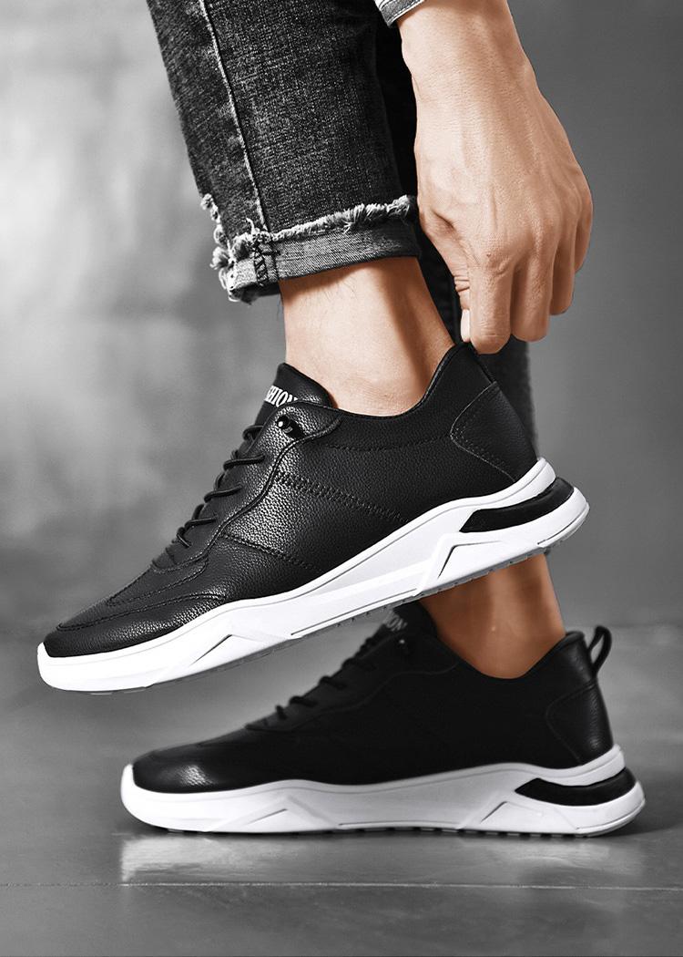 Giày Thể Thao Nam Sneaker Da Cao Cấp Phong Cách Hàn Quốc Kiểu Dáng Thời Trang G171