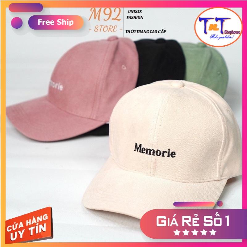 NK11 Nón Kết Memorie thời trang, cá tính, chất vải mát mịn, rộng vành