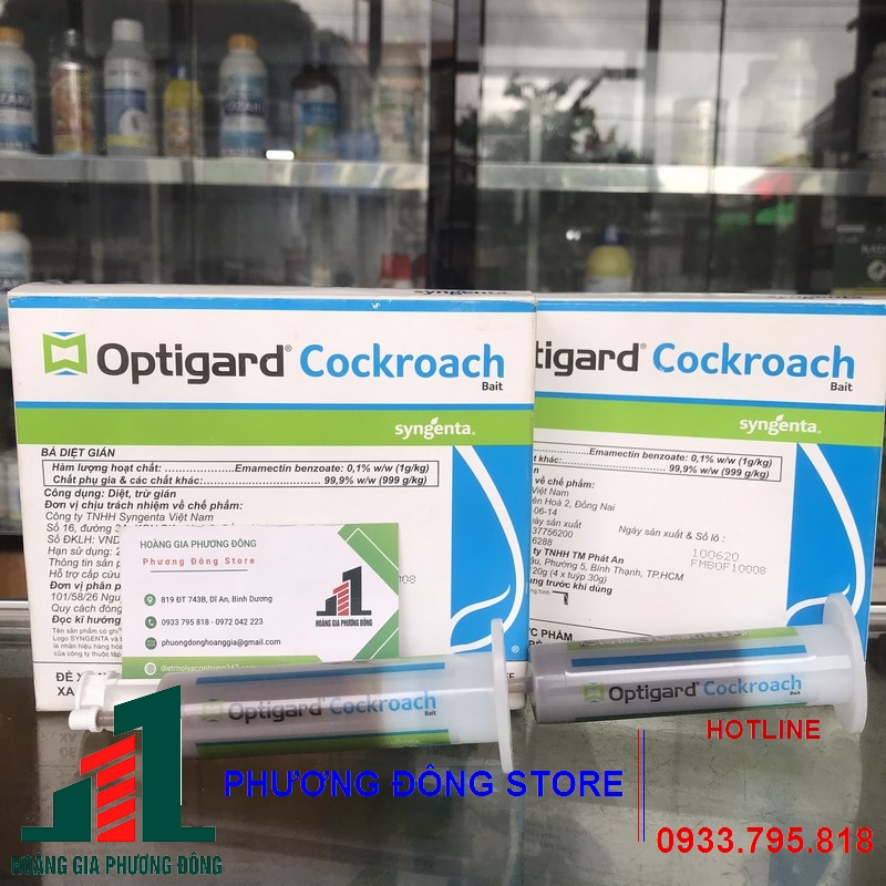 Thuốc diệt gián hiệu quả tận gốc Optigard Cockroach Bait-30g gián