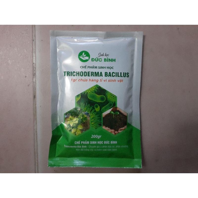 Chế phẩm men vi sinh nấm đối kháng trichoderma bacillus Đức Bình 200gr