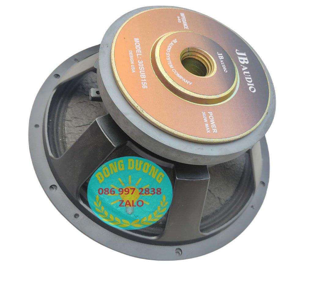 LOA BASS 30 JB AUDIO KHUNG NHÔM TỪ 180 CÔN 38MM - GÂN VẢI 2 XẾP - CỦ LOA RỜI