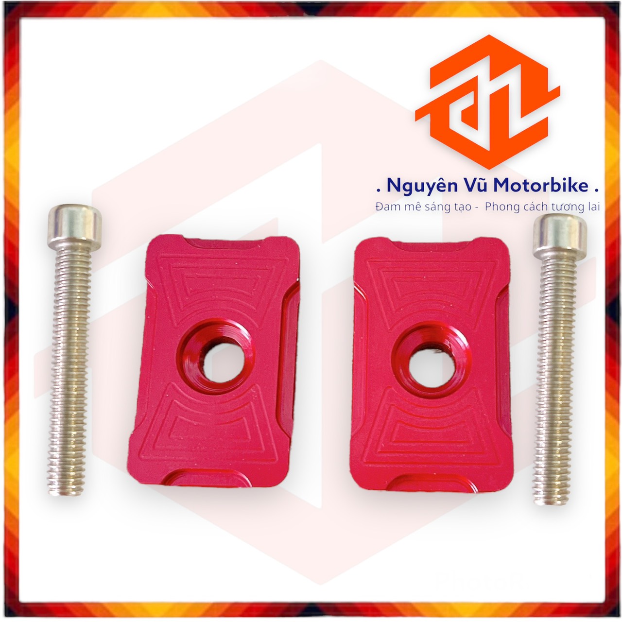 Nắp pát tăng sên Cho Ex 150 lắp như zin màu đỏ