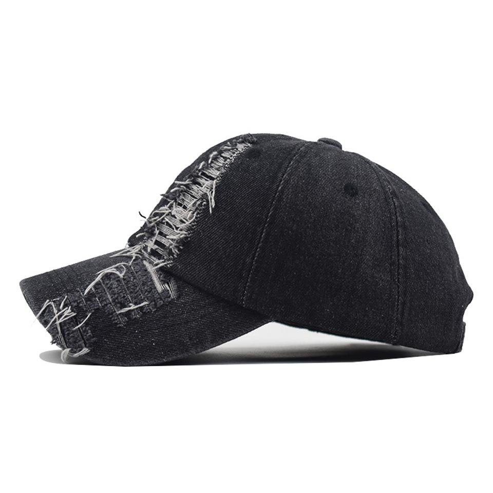 Mới Bị Mòn Mùa Hè Nón Lưỡi Trai Thêu Nón Nam Nữ Snapback Gorras Hombre Nón Cổ Hip Hop Mũ Bố casquette Color: Blue Size: XXL Age Range: >8Y