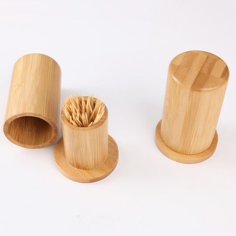 Hộp đựng tăm, Lọ tăm Tre Phụ kiện bàn ăn GU DECOR WOODEN - An toàn cho mọi nhà