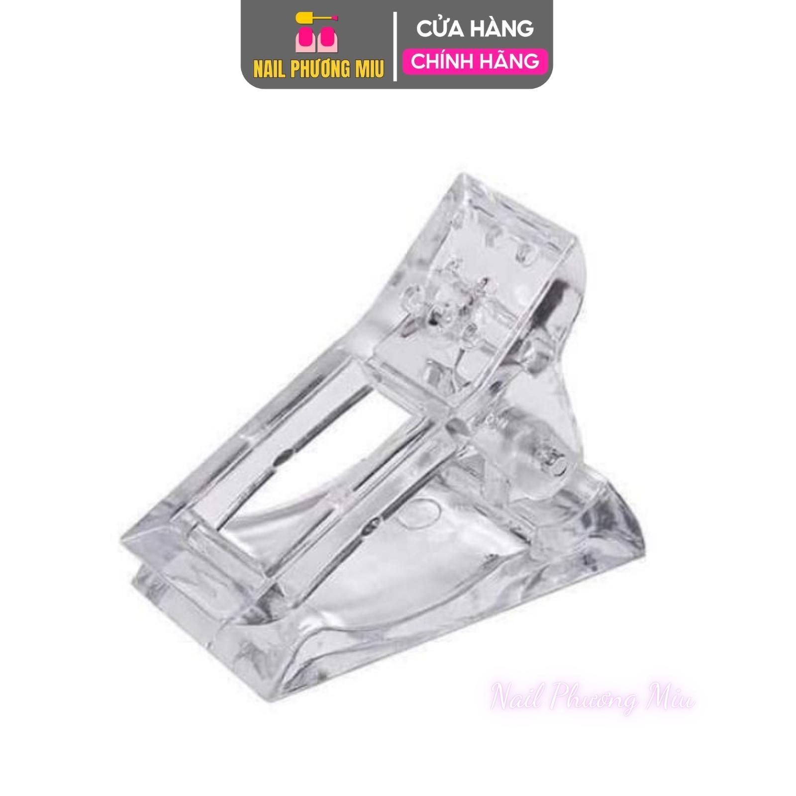 Kẹp Móng Úp Gel Gôm Làm Nail, Nhựa Dày Cứng Chuẩn Đẹp, Kẹp Định Hình Form Móng Siêu Nhanh, Đầu Kẹp To Linh Hoạt Women Nữ