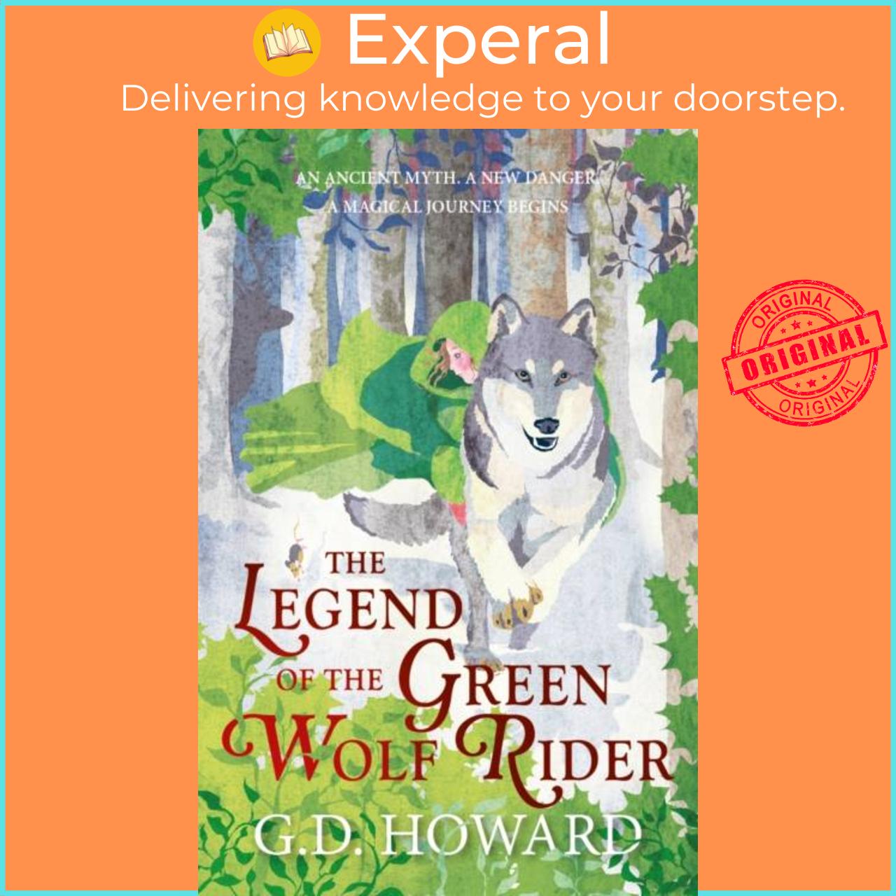 Hình ảnh Sách - The Legend of the Green Wolf Rider - a spellbinding fantasy full of magic by G. D. Howard (UK edition, paperback)